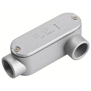 Condulete Fixo Ovalado 1" Tipo Ll Com Rosca E Tampa Com Pintura Eletrostática A Pó