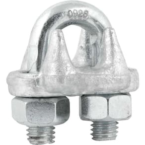 Clips Para Cabo De Aço -Uso Industrial 3/8" 3 Vonder Plus