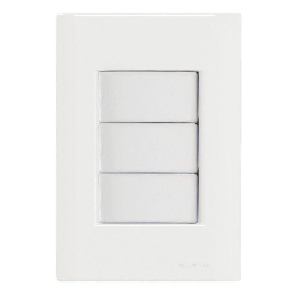 Conjunto 4x2 Cego Tramontina Giz Branco Tramontina