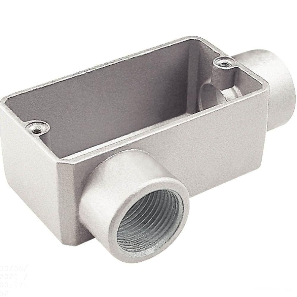 Condulete Fixo 1&quot; Tipo &quot;lr&quot; - Sem Tampa / Sem Rosca / Com Pintura Eletrostática A Pó Tramontina