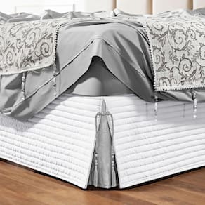 Saia Cama Box King Stylle 200 Fios Matelado Branca