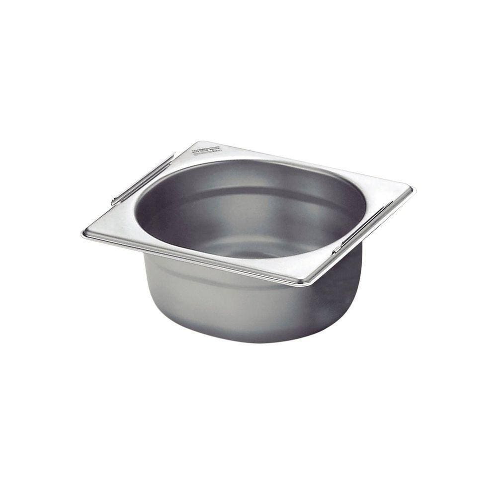 Cuba Tramontina Gn 1/6 Em Aço Inox Com Alças Móveis Profundidade 65 Mm - Aço 430 Tramontina