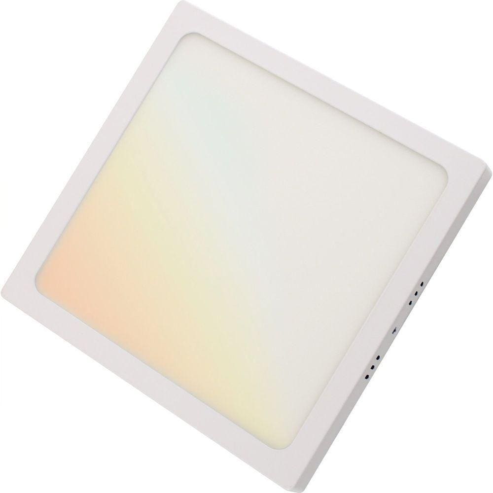 Plafon Quadrado De Sobrepor Tramontina Smart Led 1300 Lm 18 W Tramontina