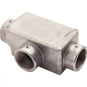 Condulete Fixo 1.1/2" Tipo "t" - Com Tampa / Rosca Bsp / Sem Pintura Tramontina