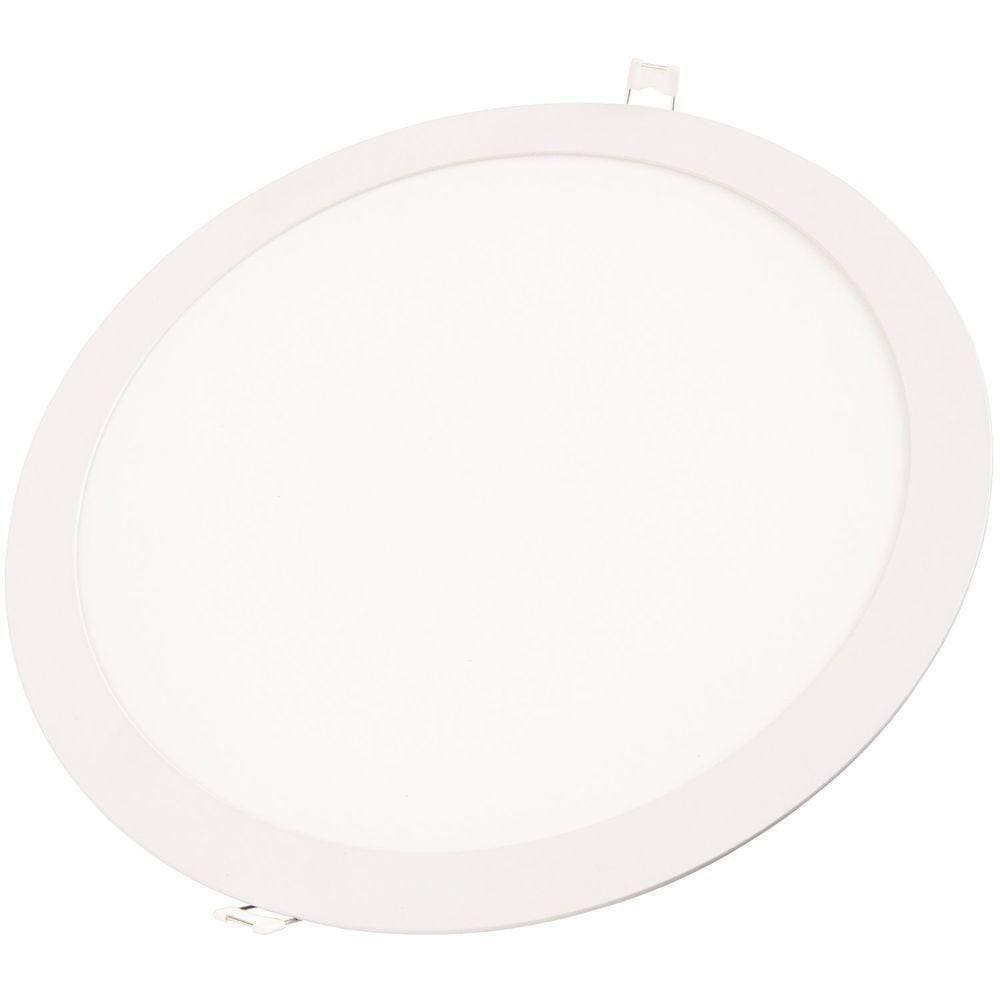 Plafon Led Tramontina Redondo De Embutir 800 Lm 12 W 6500 K Luz Branca Tramontina
