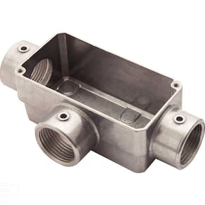 Condulete Fixo 1" Tipo "t" - Sem Tampa / Rosca Bsp / Sem Pintura Tramontina