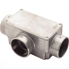 Condulete Fixo 2" Tipo "t" - Com Tampa / Sem Rosca / Sem Pintura Tramontina