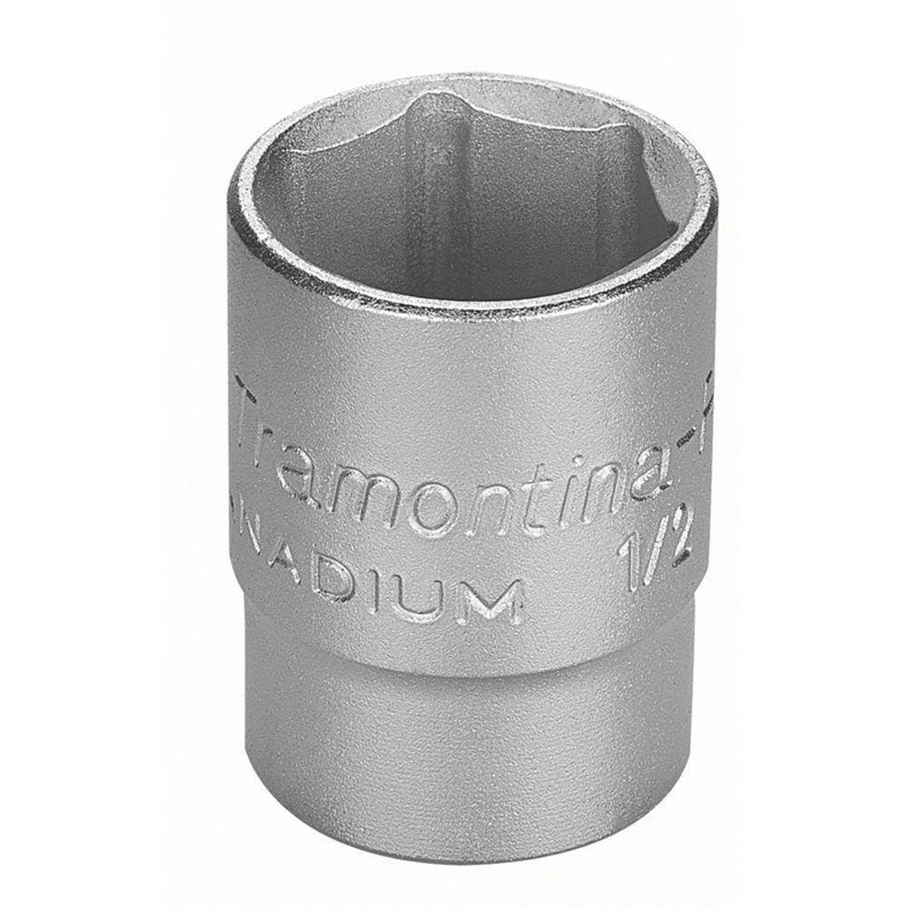 Soquete Sextavado Em Aço Cromo Vanádio 22 Mm - Encaixe 1/2” Tramontina Pro Tramontina