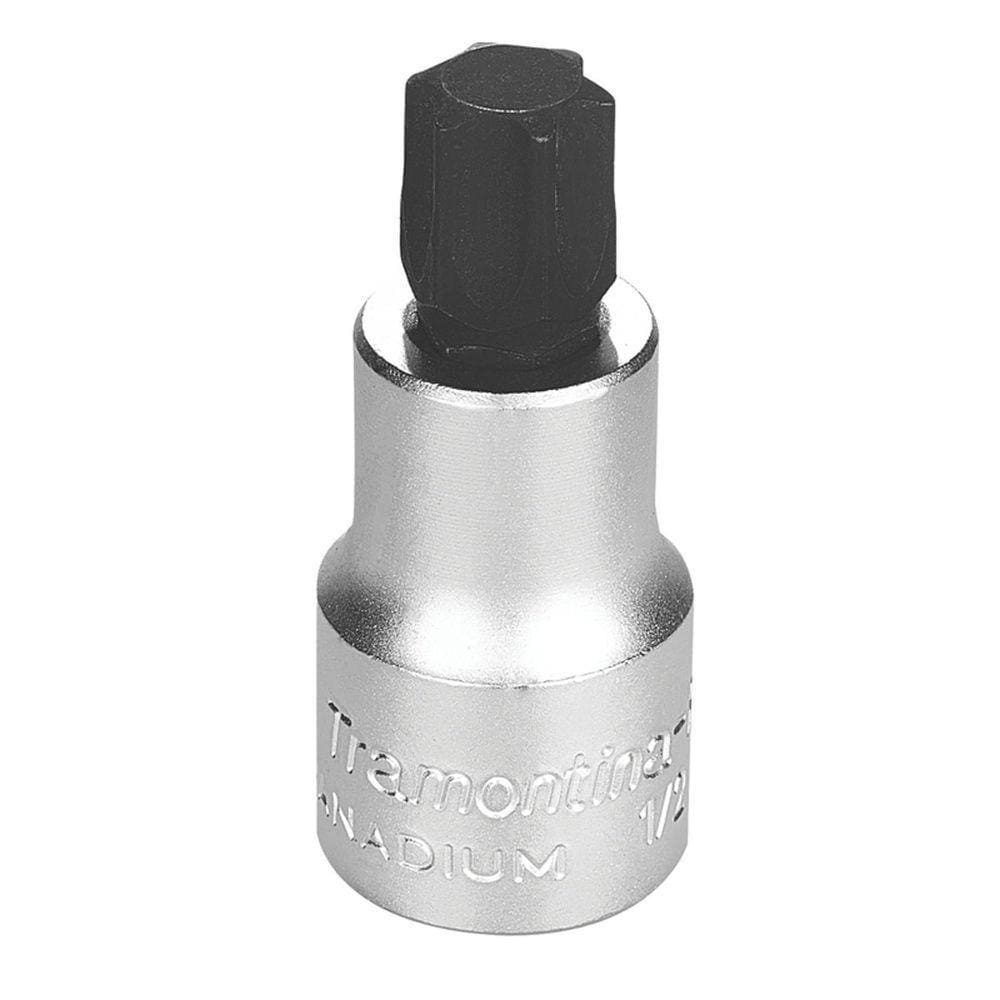 Soquete Em Aço Cromo Vanádio Ponta Trafix T60 - Encaixe 1/2” Tramontina Pro Tramontina