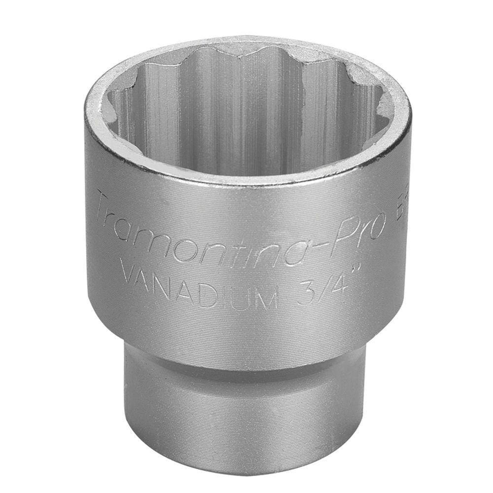 Soquete Estriado Em Aço Cromo Vanádio 46 Mm - Encaixe 3/4” Tramontina