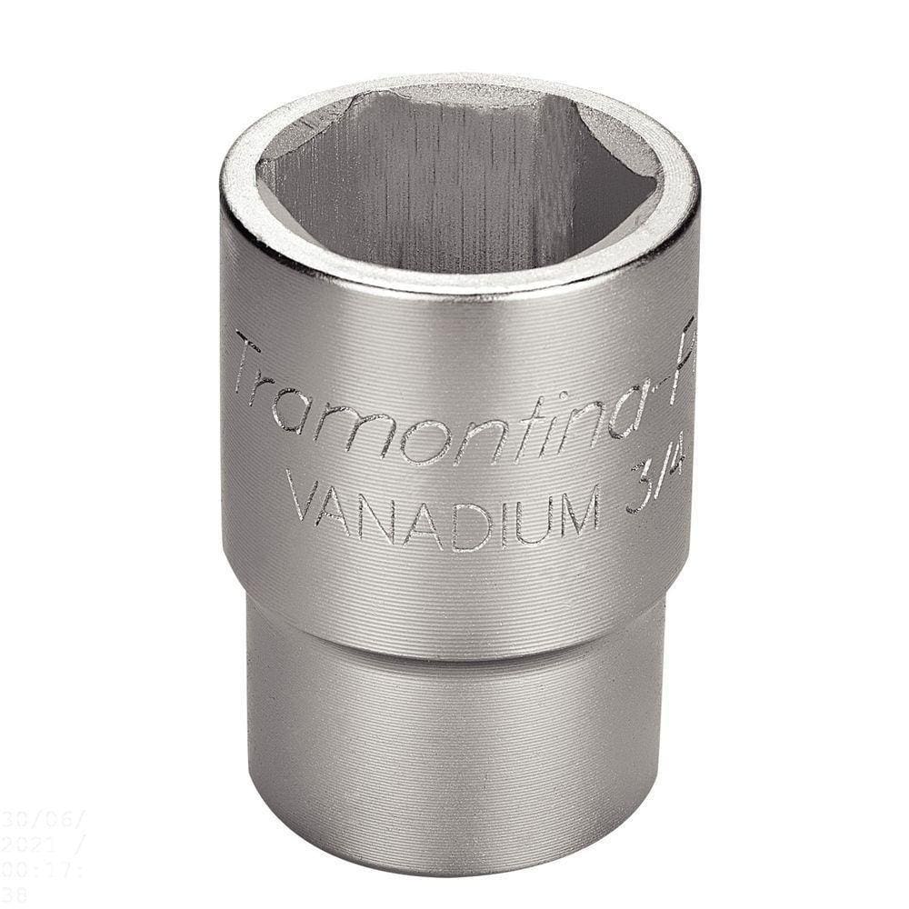 Soquete Sextavado Em Aço Cromo Vanádio 26 Mm - Encaixe 3/4” Tramontina