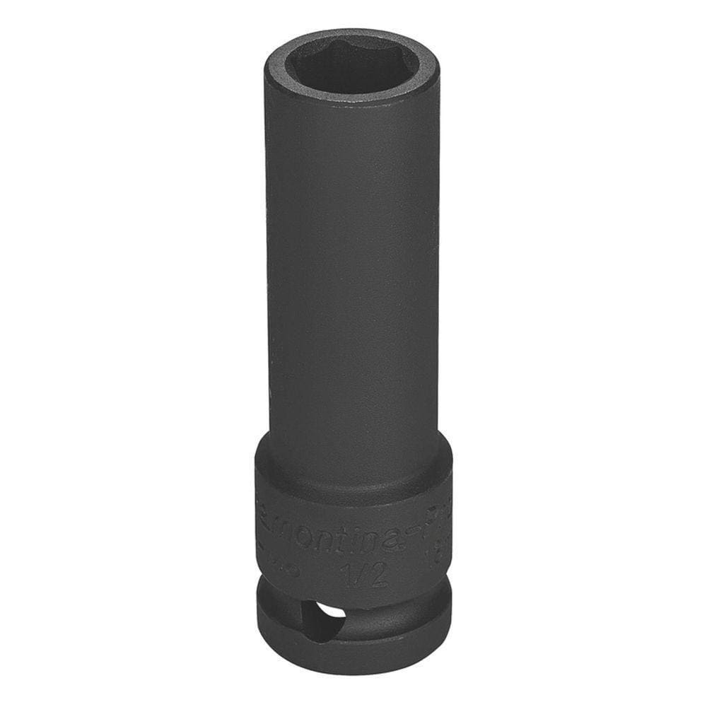 Soquete De Impacto Sextavado Longo Em Aço Cromo Molibdênio 13 Mm - Encaixe 1/2`` Tramontina