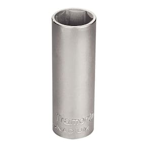 Soquete Sextavado Longo Em Aço Cromo Vanádio 18 Mm - Encaixe 1/2" Tramontina Pro Tramontina