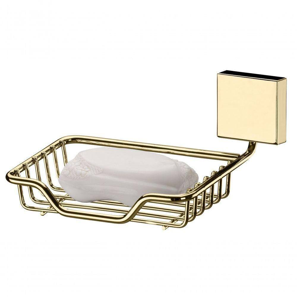 Saboneteira Suporte Porta Sabonete Dourado Future 7503dd