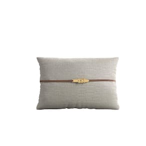 Almofada 55x35cm em Linho Texas Alves Pereira Cru