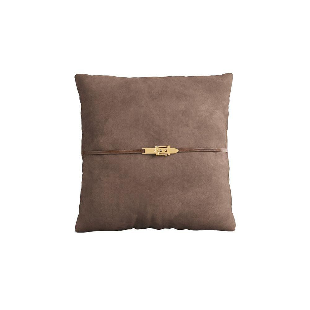 Almofada 50x50cm em Veludo Texas Alves Pereira Ferrugem