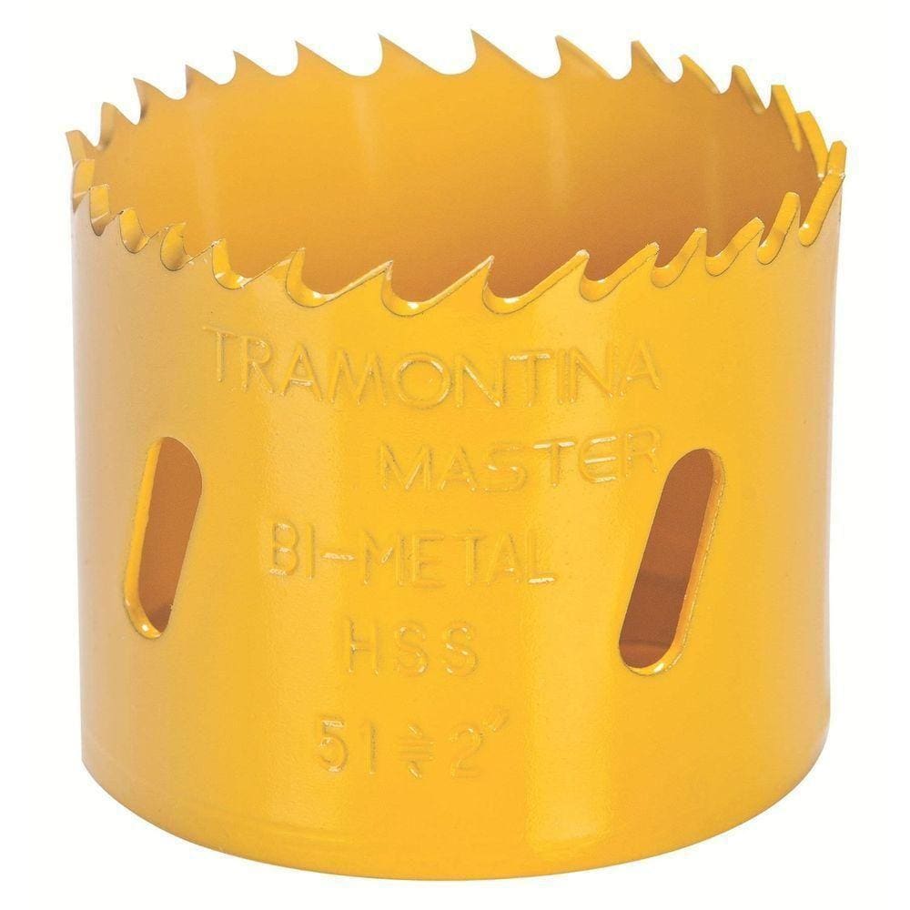 Serra Copo Bi-metálica 111 Mm 4.3/8" Tramontina Com Dentes Em Aço Rápido Hss Tramontina