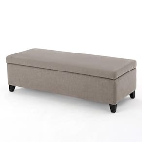 Recamier Bau Veneza 1,20M Suede Bege - Clique Decor