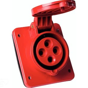 Tomada De Embutir Industrial 3p+t 16 A 380-415 Vca 6 H Tramontina Tramontina