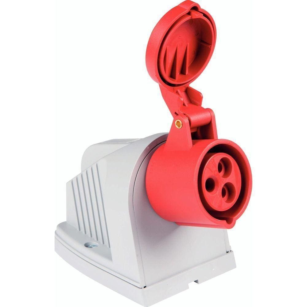 Tomada De Sobrepor Industrial 2p+t 32 A 380-415 Vca 9 H Tramontina Tramontina