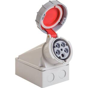 Tomada De Sobrepor Industrial 3p+n+t 63 A 380-415 Vca 6 H Tramontina Tramontina