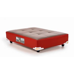 Cama Pet Bed Cinza/vermelho 100x80x19cm