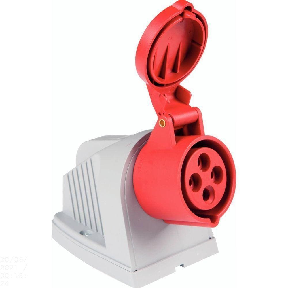 Tomada De Sobrepor Industrial 3p+t 16 A 380-415 Vca 6 H Tramontina Tramontina
