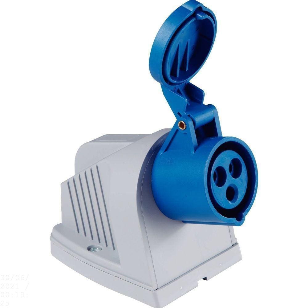 Tomada De Sobrepor Industrial 2p+t 32 A 220-250 Vca 6 H Tramontina Tramontina