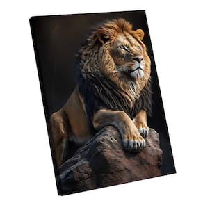Quadro Leão Protetor Br Artes Grande 118x78
