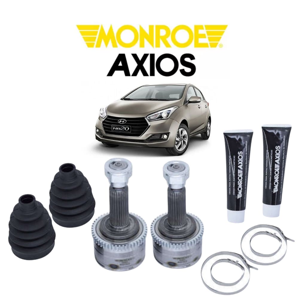 Par Junta Homocinética Fixa 20x25 Axios Hyundai Hb20 2012 A 2018 Dianteira
