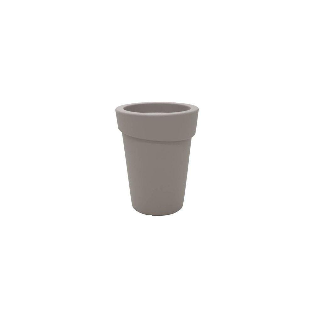 Vaso Tramontina Gipsy Em Polietileno Concreto 70cm Altura / 55cm Diâmetro Superior Tramontina