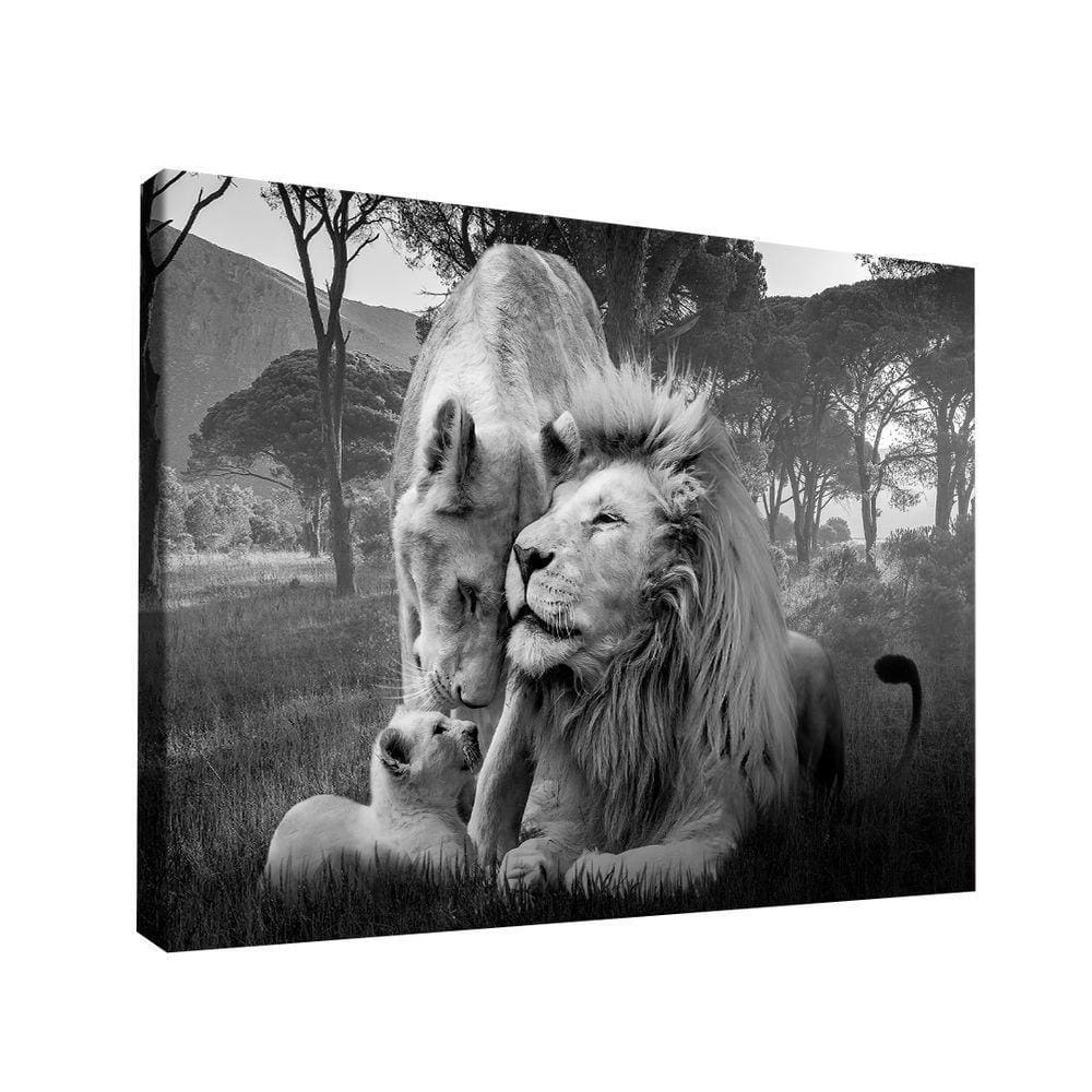 Quadro Família Fabulosa Br Artes Médio 84x54