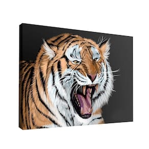 Quadro Tigre Amigo Br Artes Pequeno 60x40