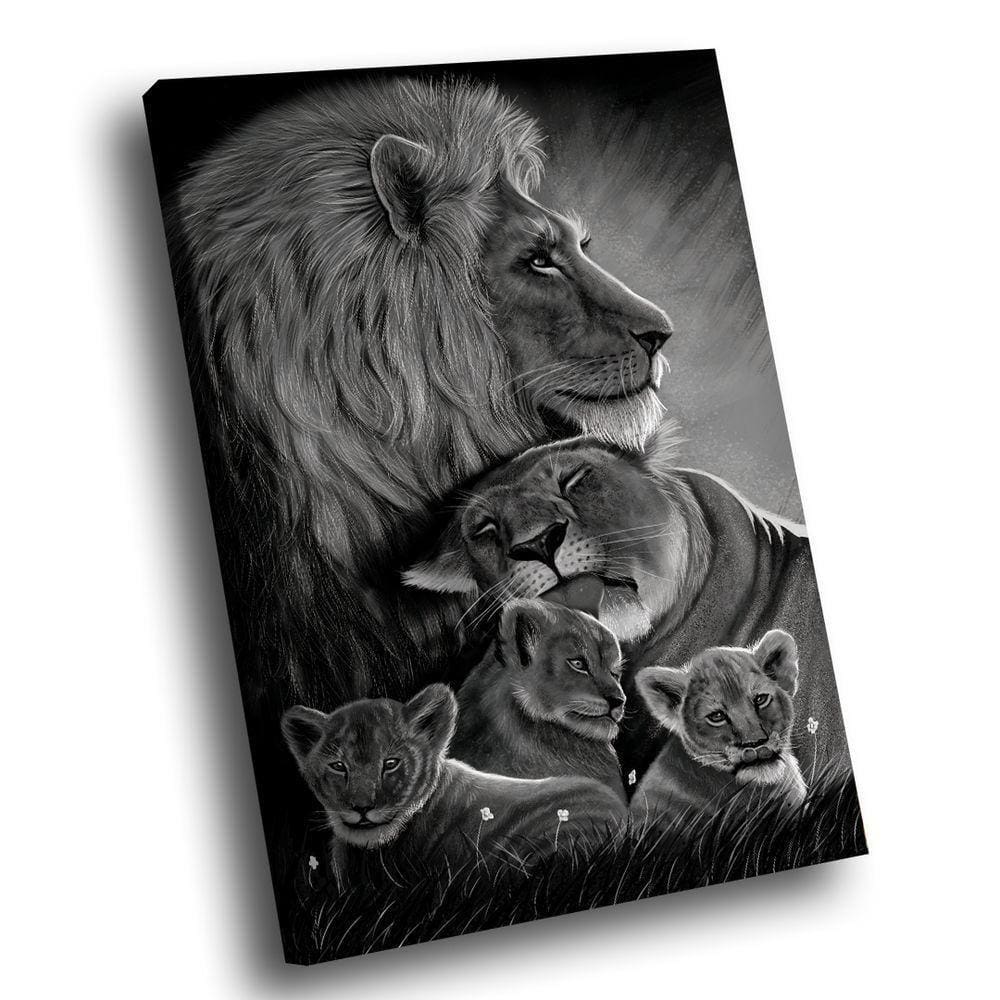 Quadro Família Abençoada Br Artes Médio 84x54
