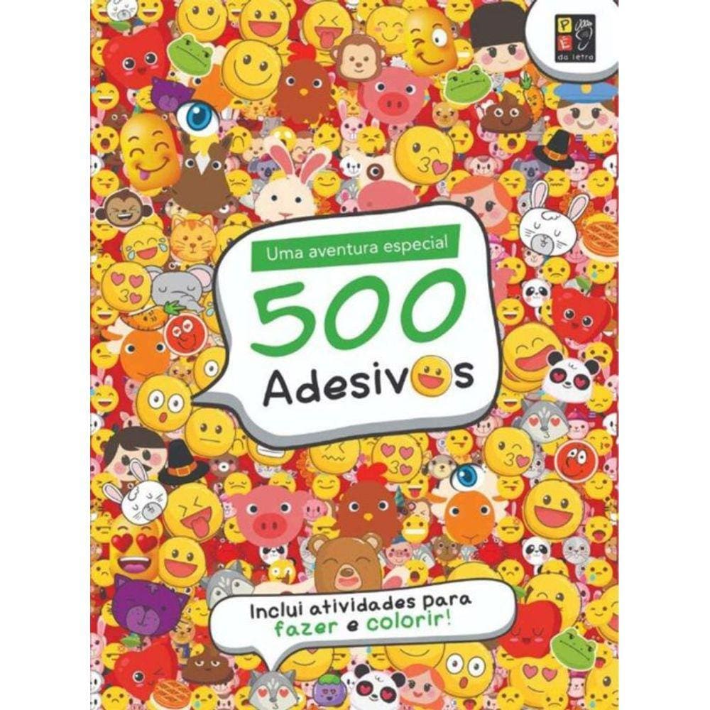 500 Adesivos - Emotions Divertidos