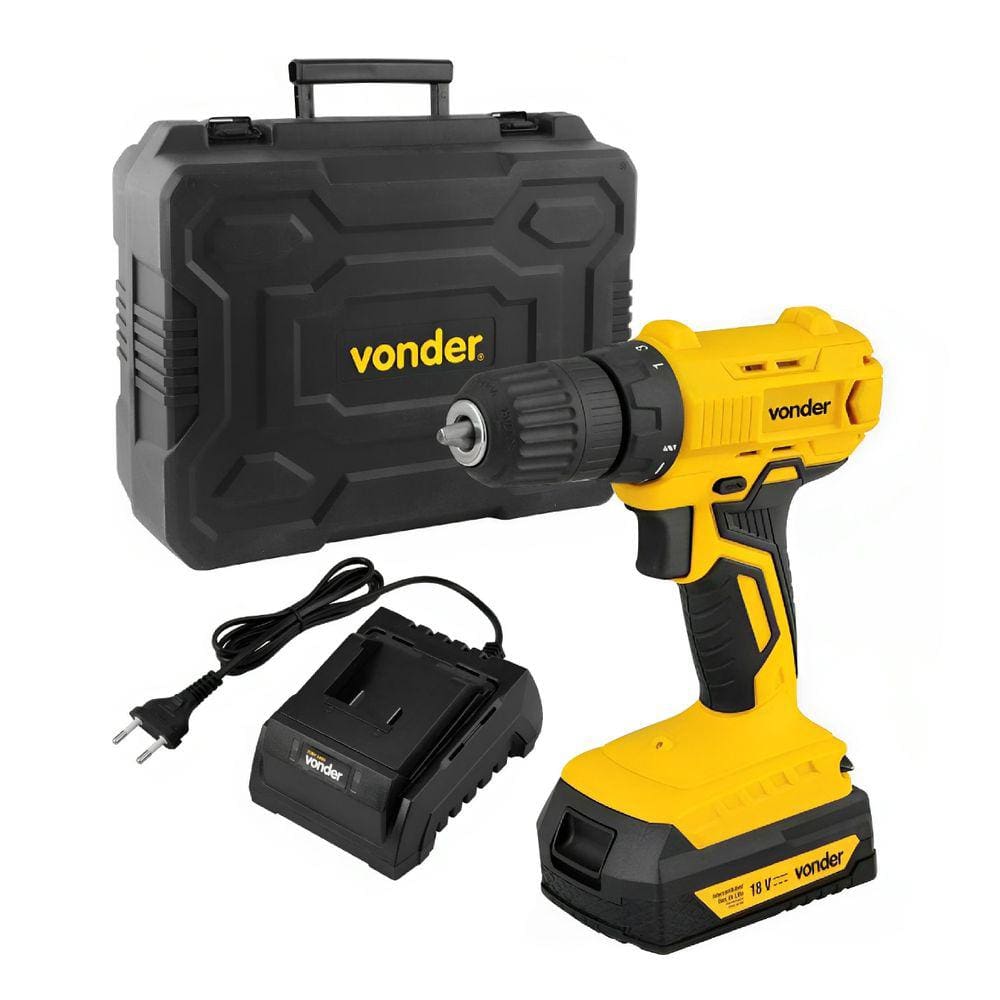 Parafusadeira Furadeira À Bateria 10Mm Ipfv 1852 - Vonder