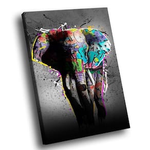 Quadro Elefante Grafite Br Artes Pequeno 60x40