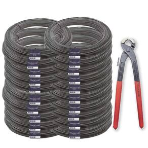 Kit 20 Arame Recozido Trançado 1kg + Alicate Torques Armador