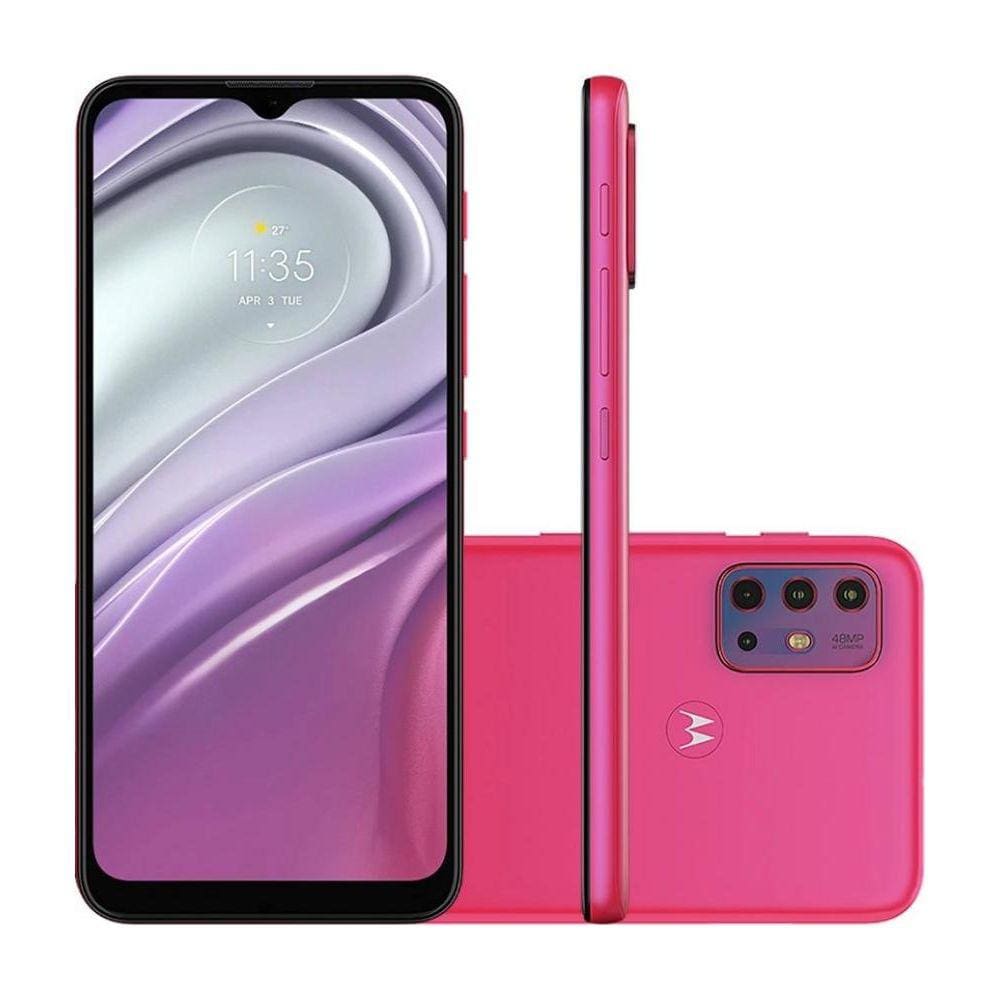 Usado: Motorola Moto G20 64GB Pink Excelente - Trocafone
