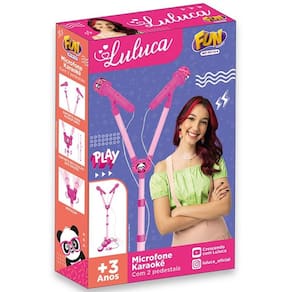 Microfone com Pedestal Luluca FUN