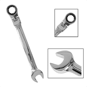 Chave Combinada Catraca Cabeça Articulada 14Mm Cromo Vanádio