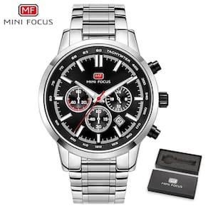 Relógio Masculino Mini Focus Mf0133g à Prova D`água Preto