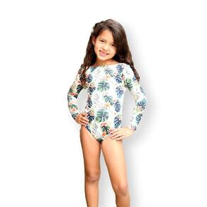 Maiô Infantil Proteção Solar UV Manga Longa Body Surfista