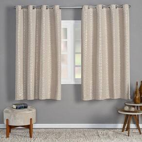 Cortina Albany 2,80M X 2,30M Corta Luz Porta Balcão Dourado
