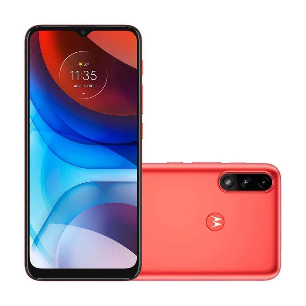 Usado: Motorola Moto E7 Power 32GB Vermelho Coral Excelente - Trocafone