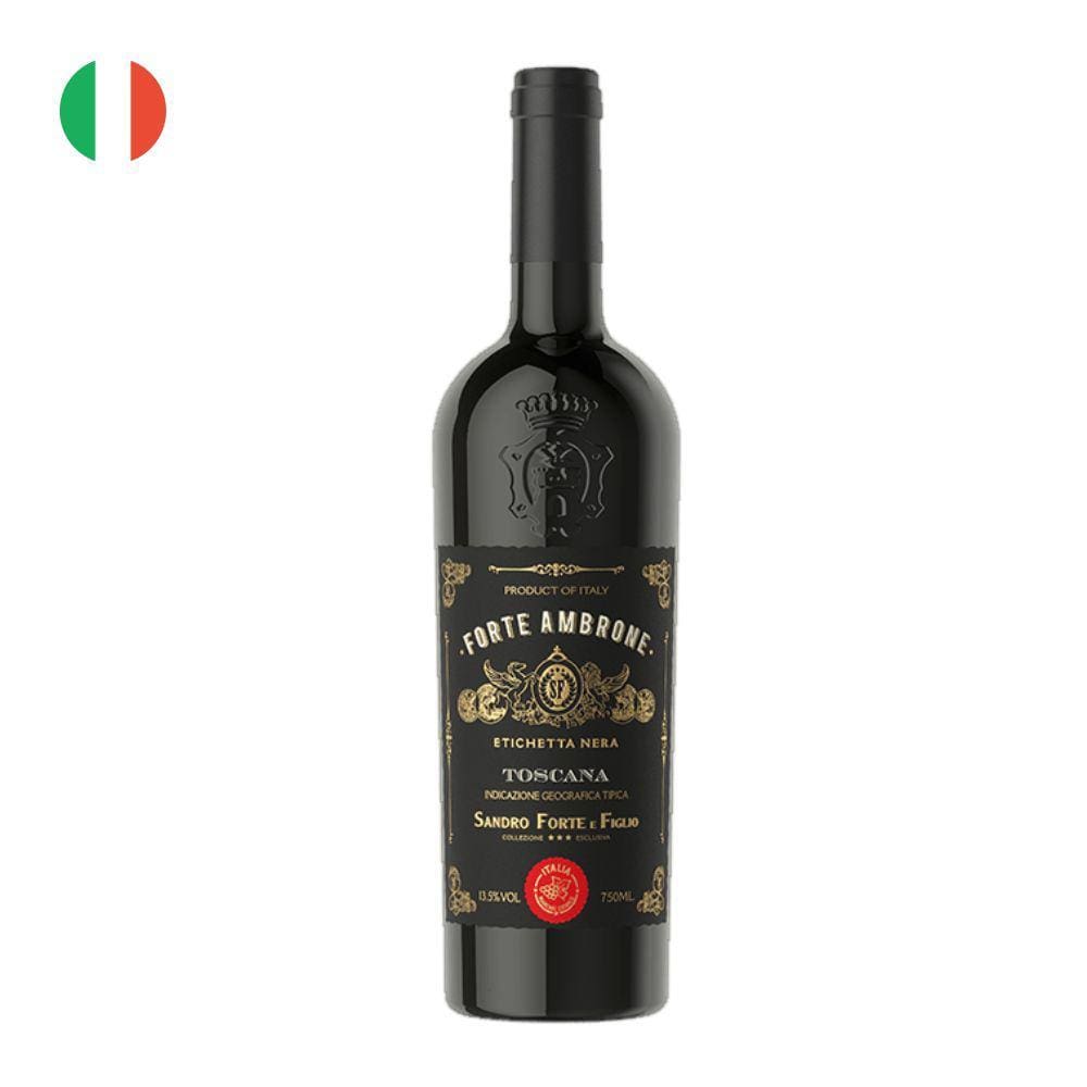 Vinho Forte Ambrone Etichetta Nera IGT Toscana Tinto Itália 750ml