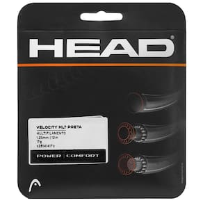 Corda Head Velocity 17l 1.25mm Preta - Set individual