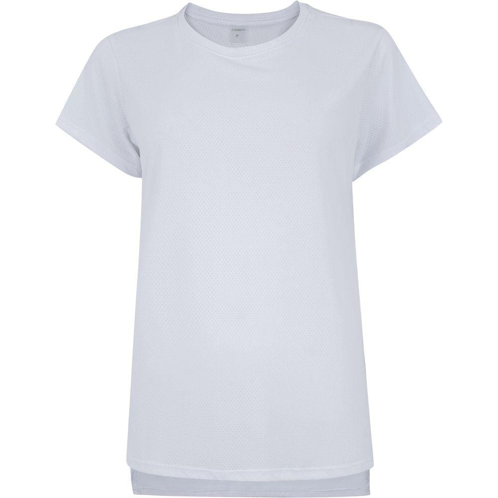 Camiseta Oxer Feminino Alongada Abertura Lateral