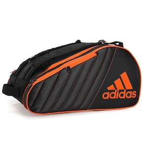 Raqueteira Adidas Tour Para Padel e Beach Preta e Laranja