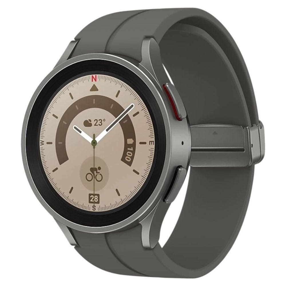 Usado: Galaxy Watch5 Pro BT 45mm Titânio Excelente - Trocafone